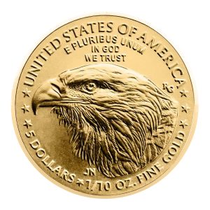 Золота монета American Eagle 1/10 унції
