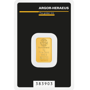 Золотий злиток Argor-Heraeus 5 грамів