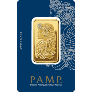 Золотий злиток PAMP Lady Fortuna 1 унція (31.1 г), проба 999.9, швейцарське золото.