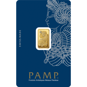 Золотий злиток PAMP Lady Fortuna™ — 2,5 грама швейцарської якості (999.9)