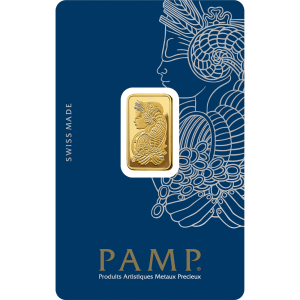 Złota sztabka PAMP Lady Fortuna™ — 5 gramów szwajcarskiego złota 999.9